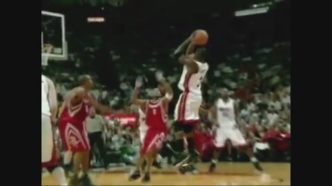 Dwyane Wade 25 Points 7 Ast 3 Stl Vs. Rockets, 2005-06.