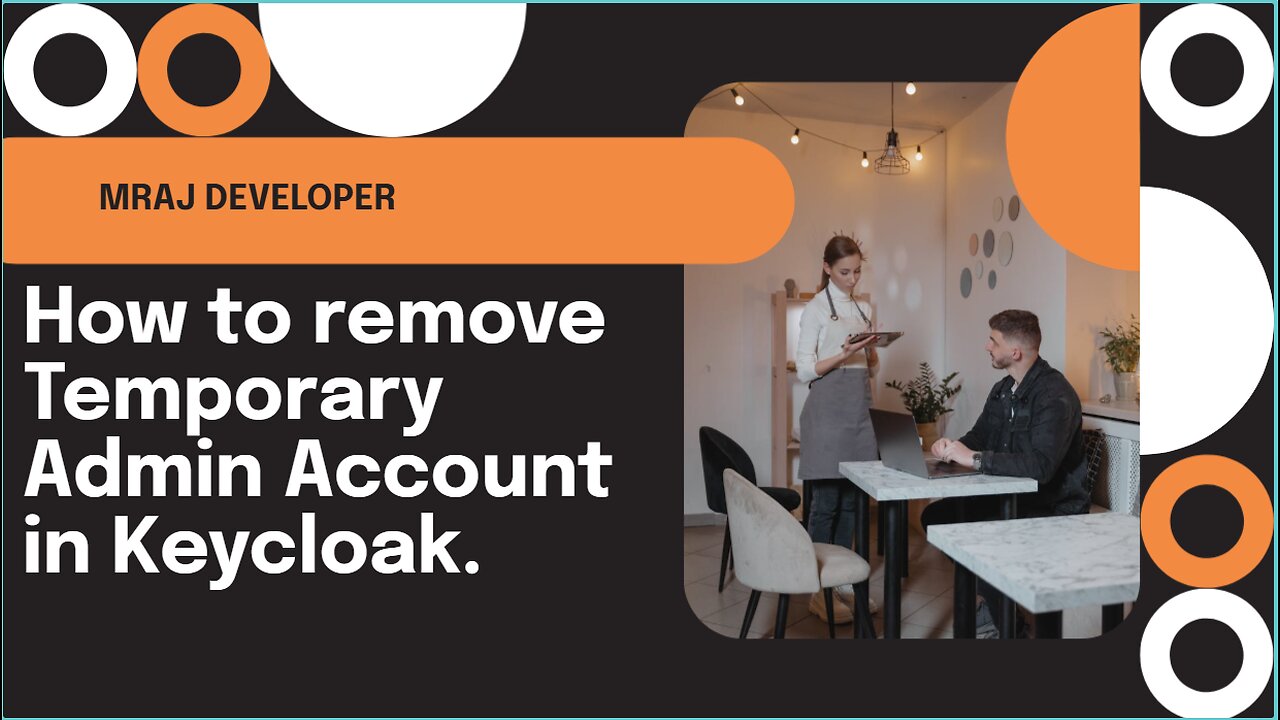 How to create permanent admin account and remove temporary in Keycloak
