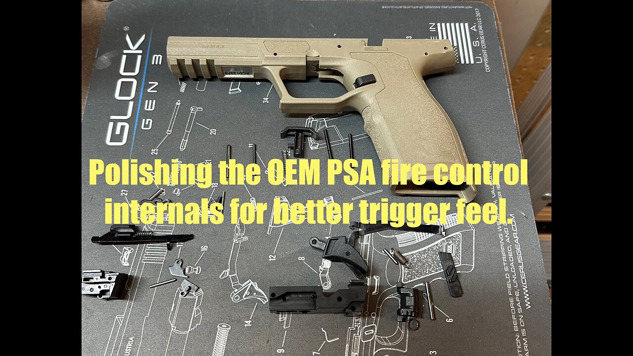 Palmetto State Armory Rock 5.7 Full Size: Polishing for perfection to get better trigger pull & feel