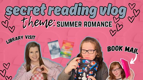 Secret Summer Romance Reading Vlog + Book Mail, Library Visit, and Donuts!