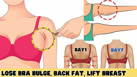LOSE ARM FAT + LIFT SAGGING BREAST + LOSE BACK FAT in 2 weeks + Goodbye to Armpit Fat