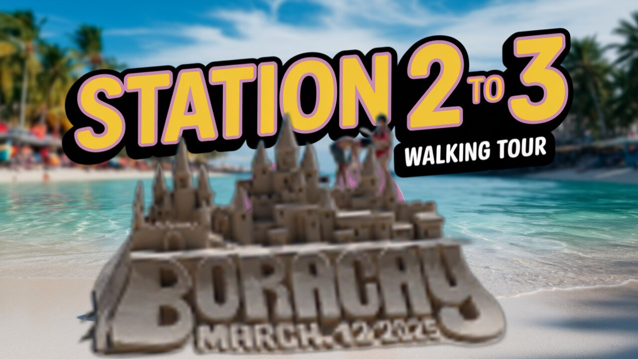 Boracay Station 2 to Station 3 Walking Tour : Vlog 11
