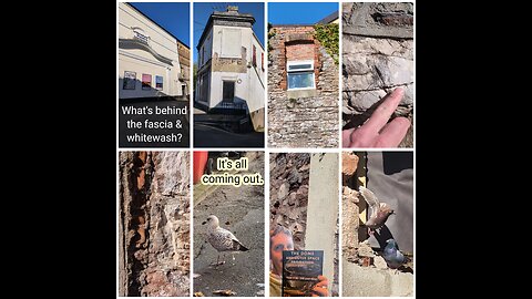 What's behind the fascia and whitewash?