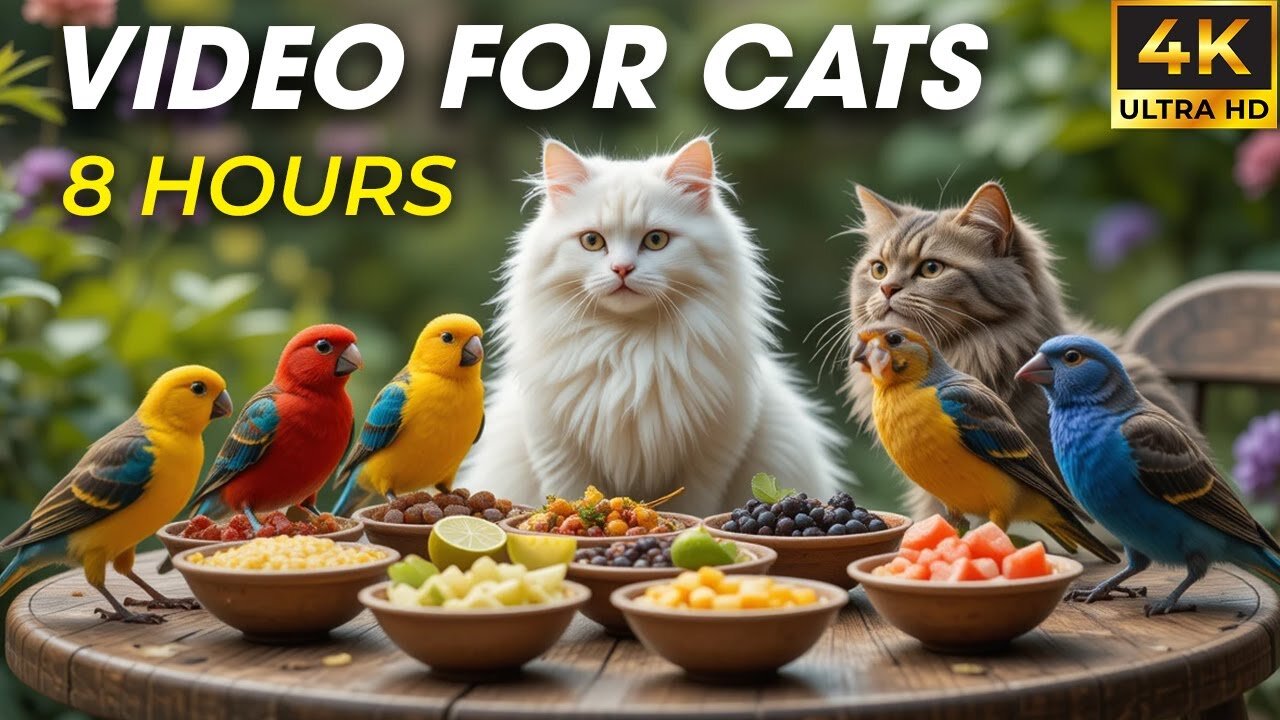 Video for Cats to Watch Bird – Ultimate Bird Watching Experience for Cats - CatTV Central