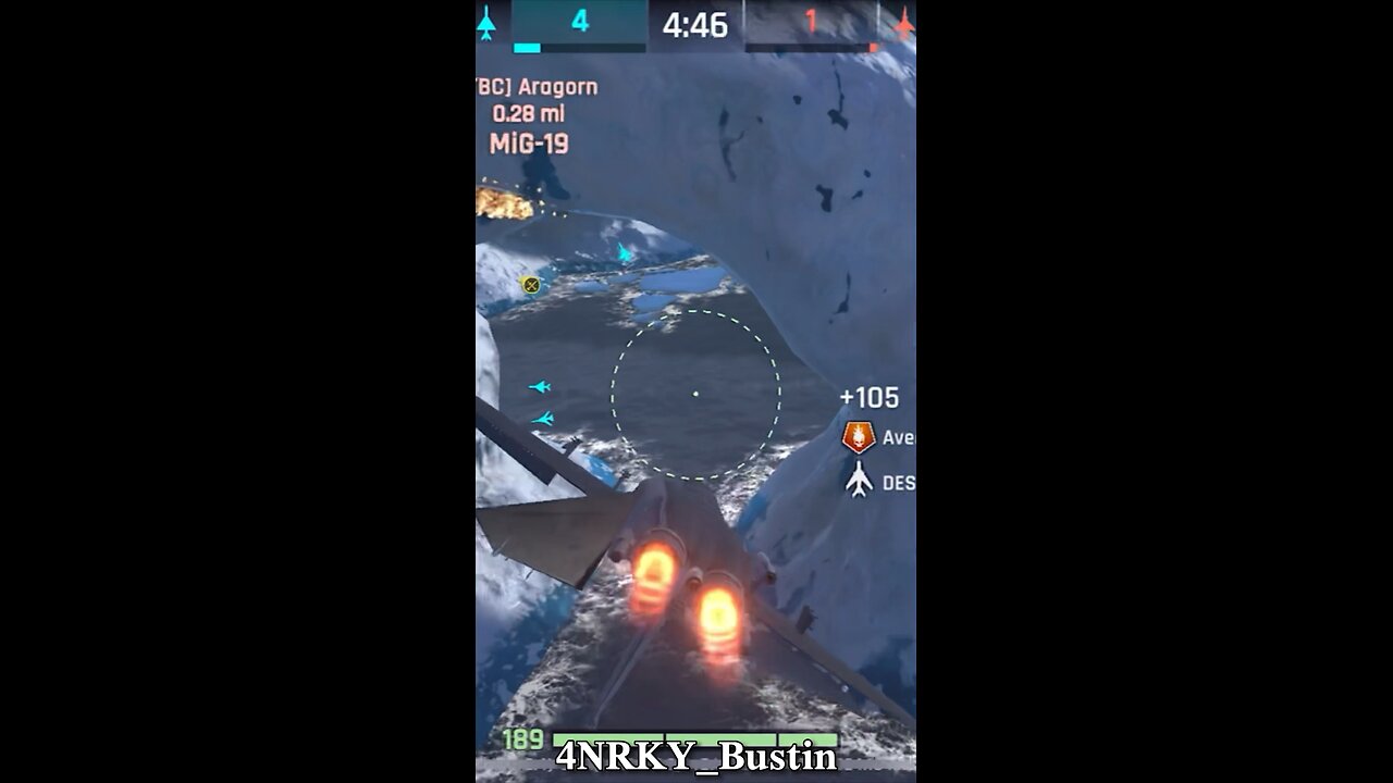 F-111 Aardvark hugging the ice