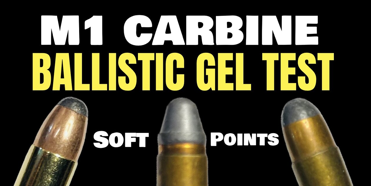 M1 Carbine ‘soft-point’ Ballistic Gel TEST