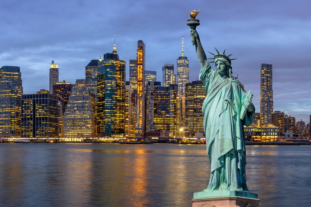 The statue of Liberty was a gift from France in 1886