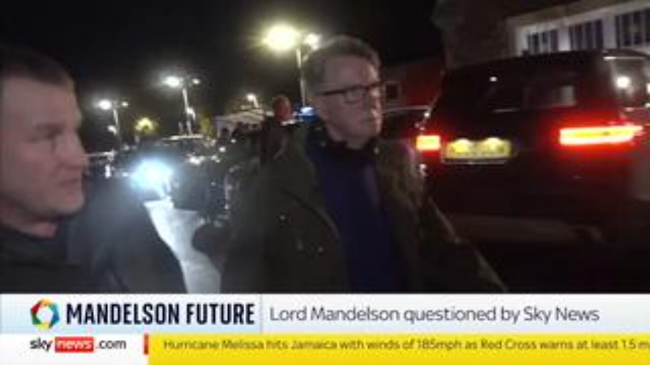 Peter Mandelson Questioned by Sky News about His Connections to Jeffrey Epstein