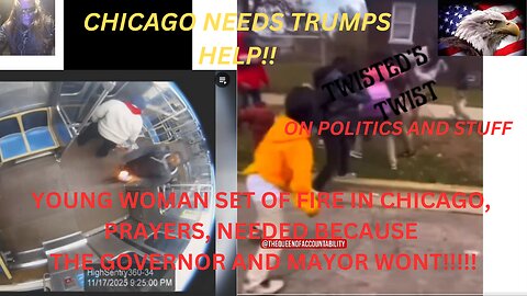 Chicago's Descent: Pregnant Mom and Kids Mobbed by Thugs, While a Young Woman Burns on the L Train