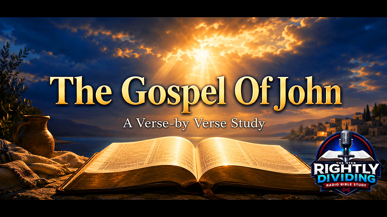NTEB RADIO BIBLE STUDY: A Verse-By-Verse Study In The Gospel Of John, Part 3