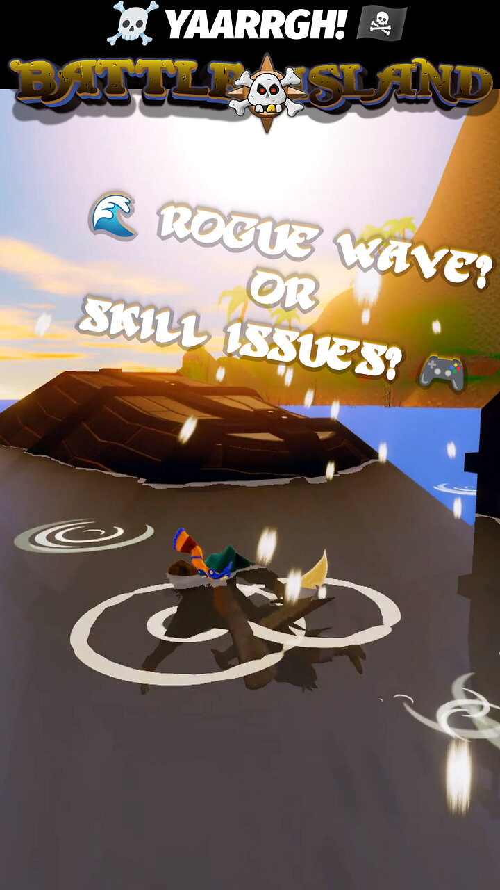 ☠️ YAARRGH! 🌊 Rogue Wave Or Skills 🎮 #games #gamer #gamers #gaming #gameshorts #gameplay #indiegames