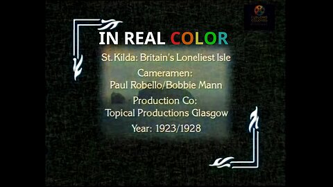 🎬 St Kilda: Britain’s Loneliest Isle (1928) — IN REAL COLOR — FULL MOVIE