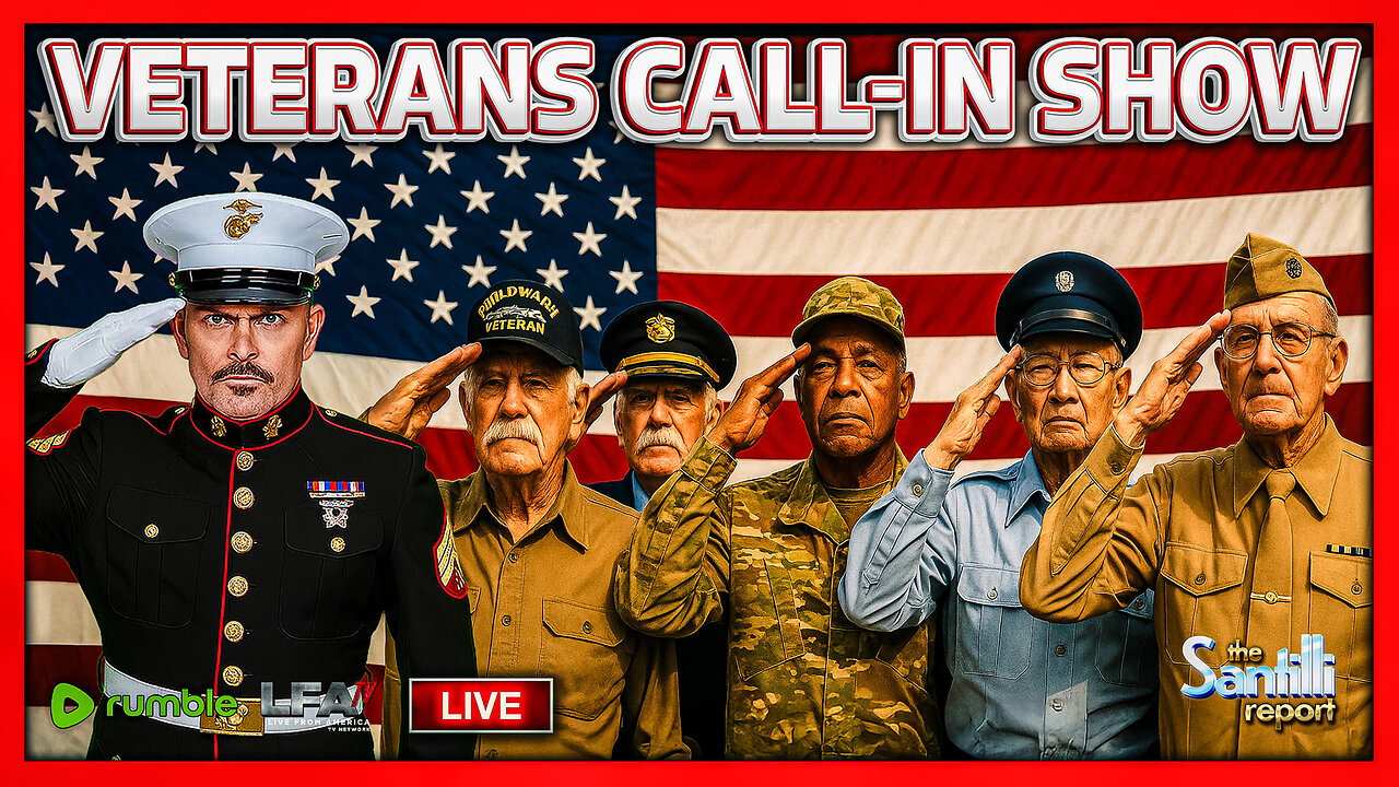 Happy Veterans Day! Veterans Live Call-In Show 734-766-7383 | THE SANTILLI REPORT 11.11.25 1PM