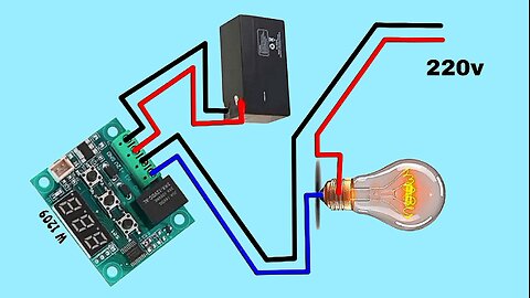 Two Pioneering Electrical Projects: W1209 Module Connection Diagram and Mini AC Voltage Tester.