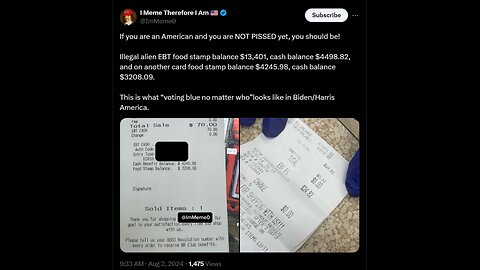 Trump exposed liberal hypocrite democrat cult blue states open border illegals ebt snap food stamps