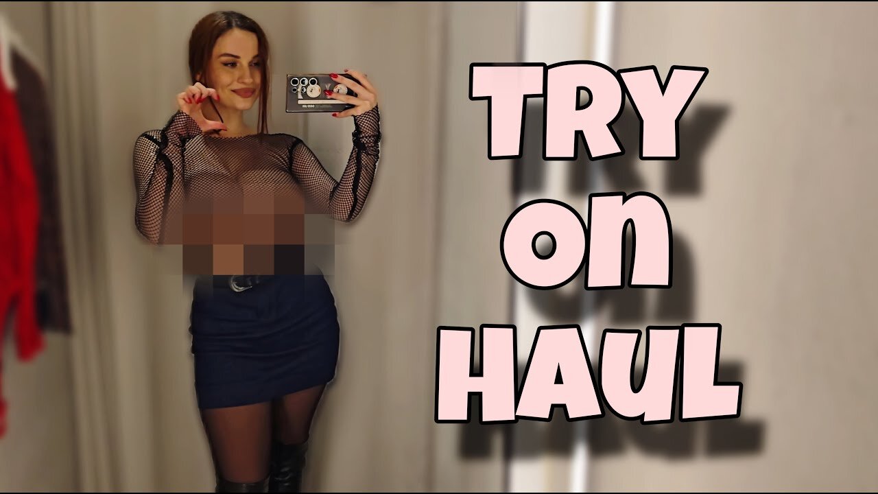 [4K] Transparent Try On Haul | See Through Clothes | Get Ready With Angelina Love