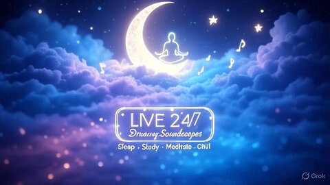 "Dreamy Soundscapes 🌙 [LIVE] Sleep, Study & Chill Music"