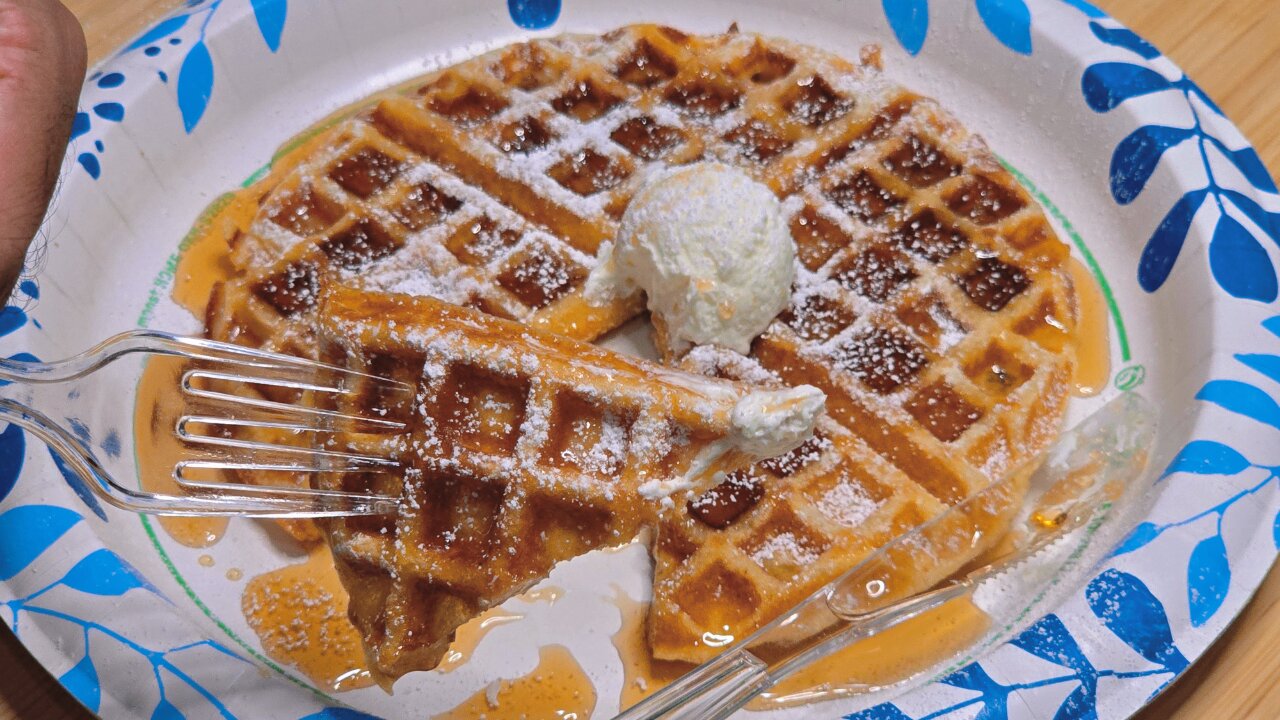 The BEST Buttermilk Waffles