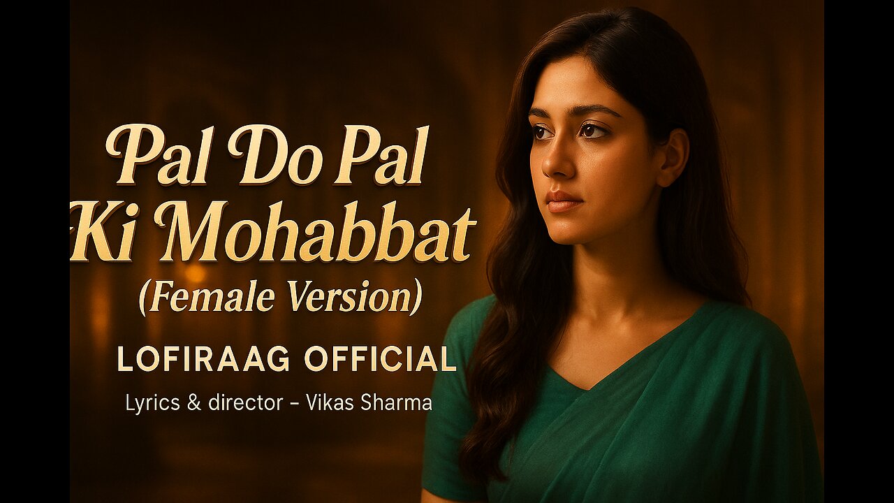 Pal Do Pal Ki Mohabbat ✨ | Heart Touching Romantic Song | Soulful Female Voice | Bollywood Love