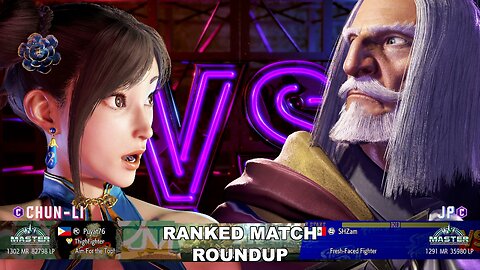 Kuya Kalbo SF6 Ranked Match Roundup. Chun Li Master Rank [Hori Fight Stick]