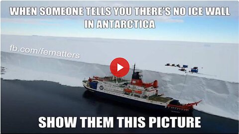 Antarctica looks like it has an ice wall to me