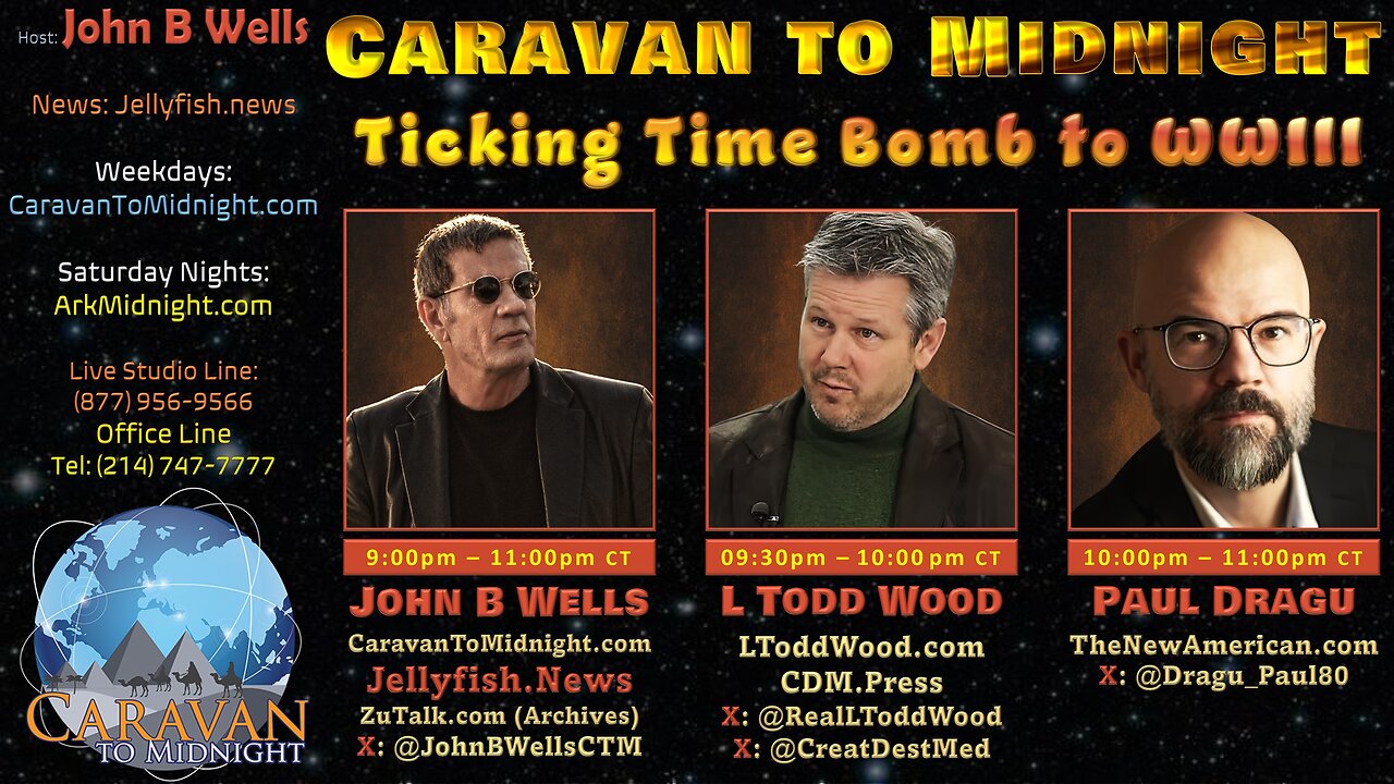 Ticking Time Bomb to WWIII - John B Wells LIVE