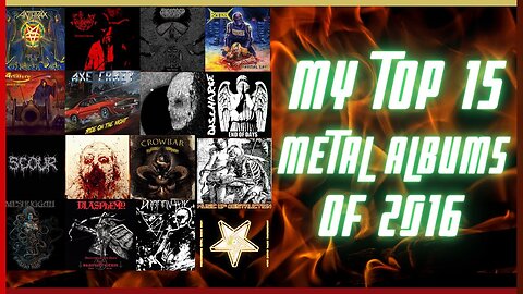 💣My Top 15 Metal Albums Of 2016💣