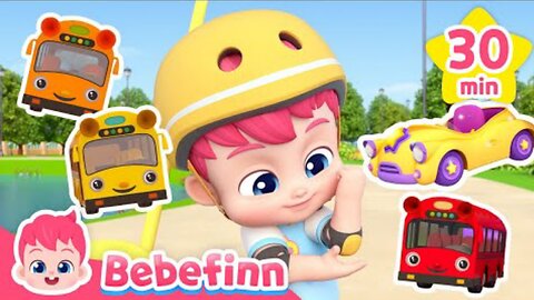 Top 10 Vehicle Songs for Kids | Best Cars, Buses, Bikes & More Nursery Rhymes