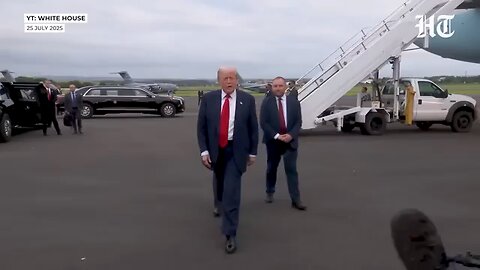 In_UK,_Trump_Gives_Chilling_Warning_To_Europe,_Reacts_To_Macron_Palestine_Vow,_Faces_Epstein_Storm