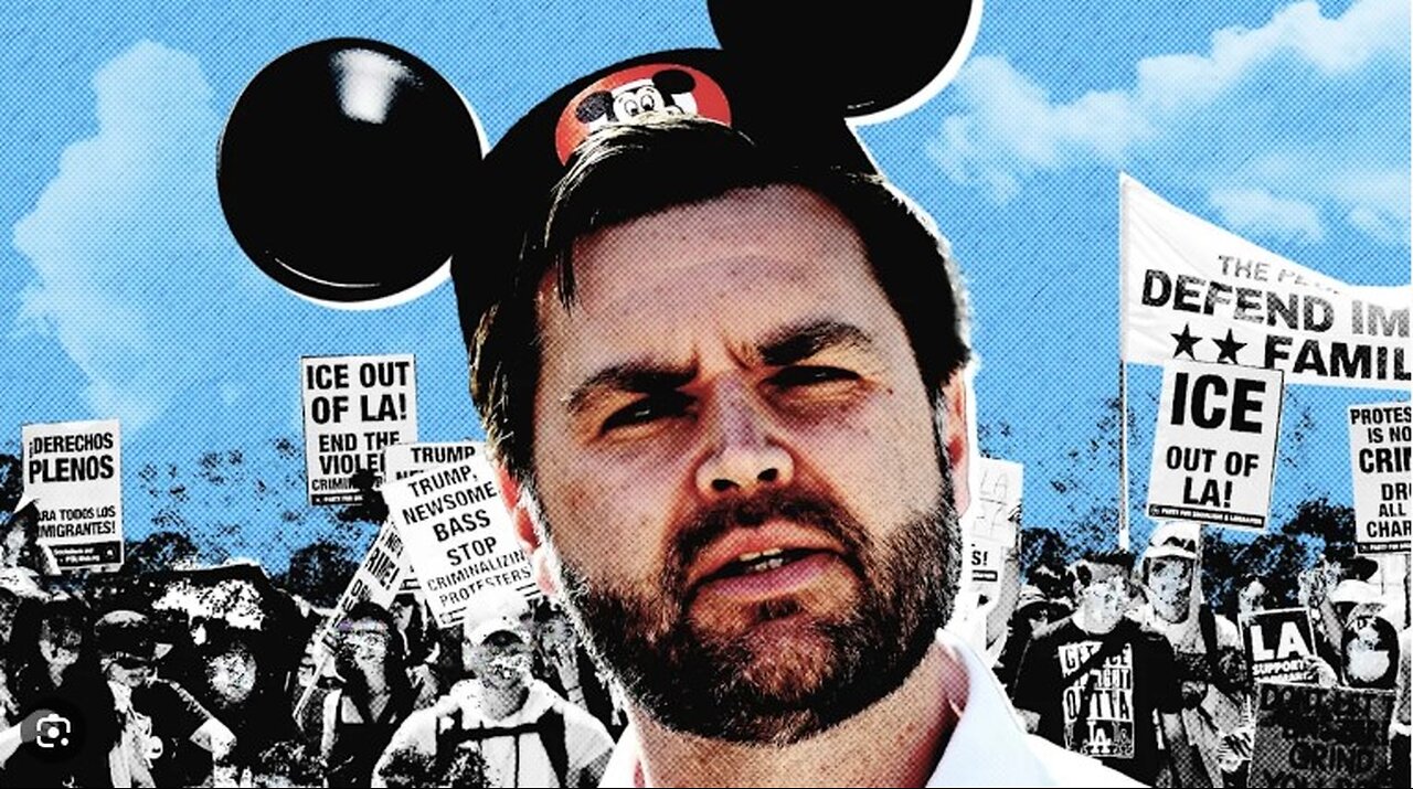 Newsom Attacks Vance After Protesters Swarm Family During Disneyland Vacation