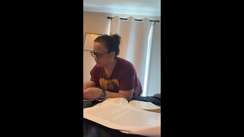 Me during my Bible study today