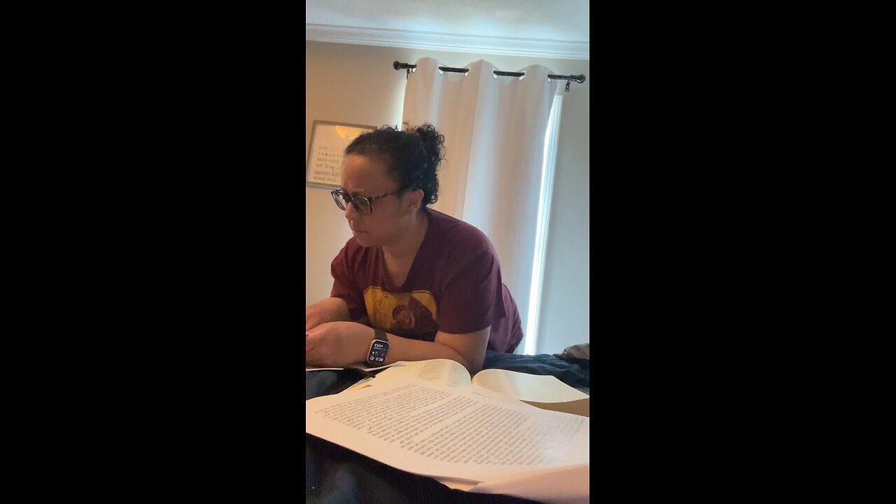 Me during my Bible study today