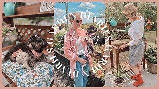 Gardening Projects & Achieving Goals | spring bucket list, island hopping, & my dream patio