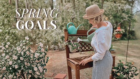 Gardening Projects & Achieving Goals | spring bucket list, island hopping, & my dream patio