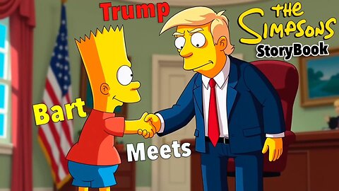 "Bart Simpson Meets Donald Trump" - Read Along Book