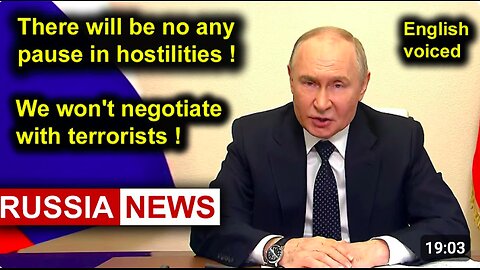 There will be no pause in the fighting! Russia does not negotiate with terrorists!