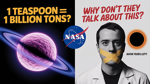 1 Teaspoon = 1 Billion Tons?! NASA’s Wildest Secret Finally Explained