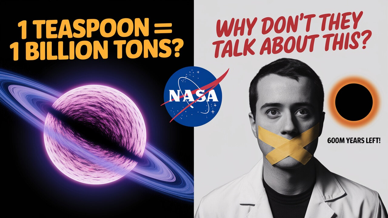 1 Teaspoon = 1 Billion Tons?! NASA’s Wildest Secret Finally Explained