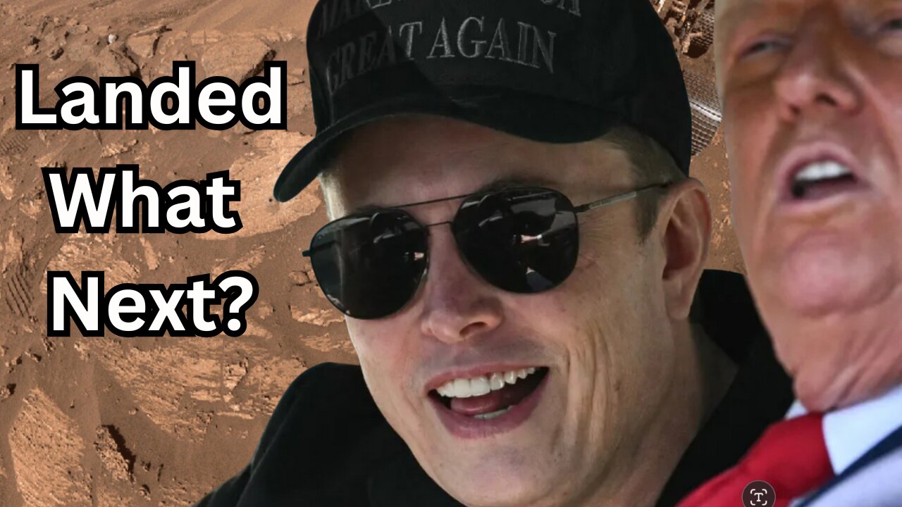 What happend when Trump and Elon landed on Mars? Laugh out Loud. MEME!