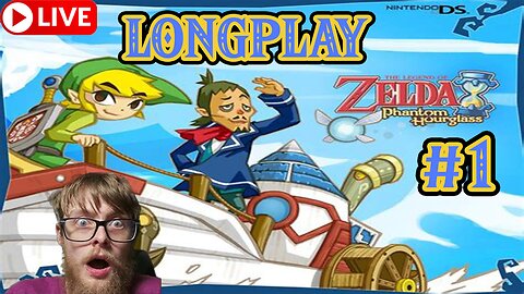 🔴 Zelda Phantom Hourglass! First Playthrough! PART 1! Real Nintendo DS Footage! 1440p!