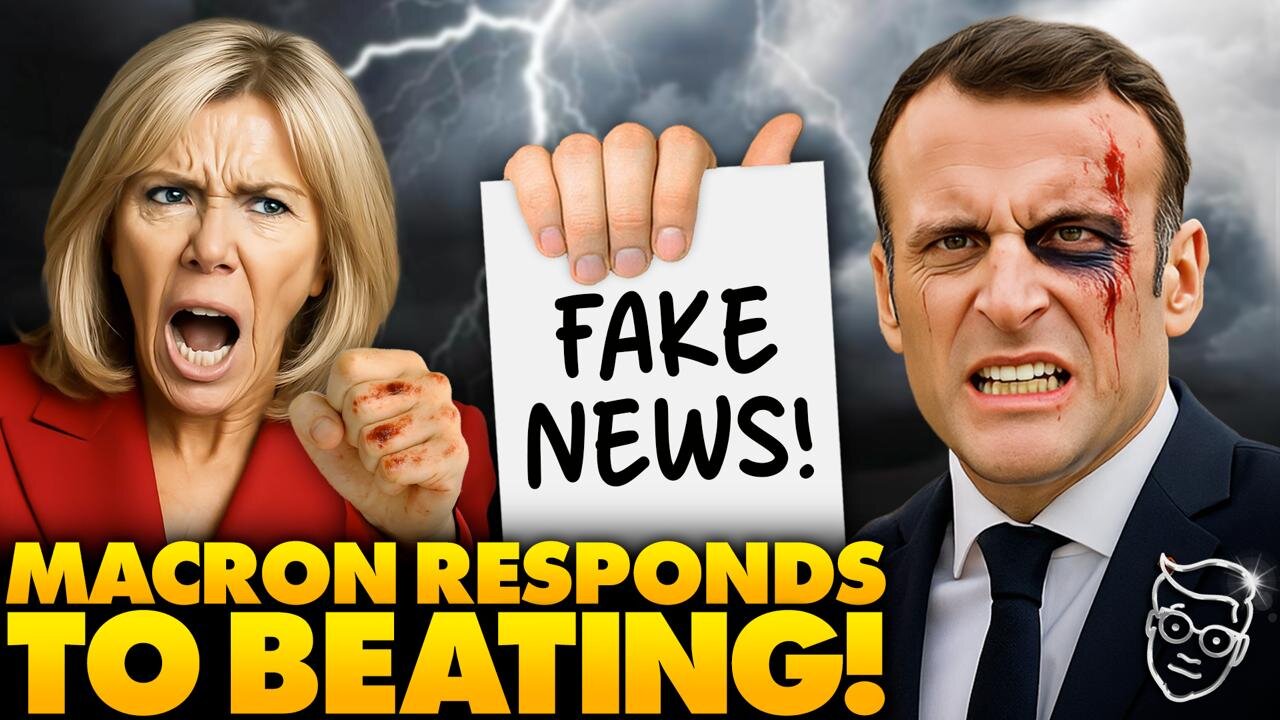 PANIC: French President Says Video of Him Getting Punched By Brigitte is AI! 'We Are Play-Fighting!'