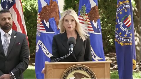 U.S ATTORNEY GENERAL-FBI DIRECTOR🎬👩‍💼🏛️🇺🇸👨‍💼STATEMENT ON FBI OPERATION🇺🇸🏛️💫