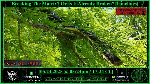 "CRACKING THE Q-CODE" ~ 'Breaking The Matrix? Or Is It Already Broken? [Timelines]'
