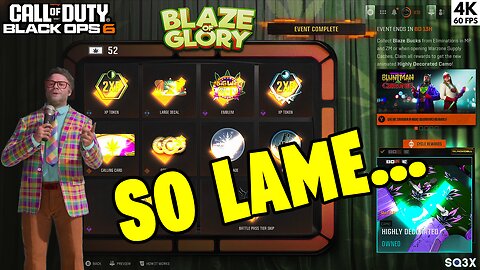 Unlocking All Prizes in BLAZE OF GLORY Event 😐 Call of Duty: Black Ops 6