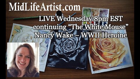 LIVE: Nancy Wake – The White Mouse | WWII Heroine Portrait
