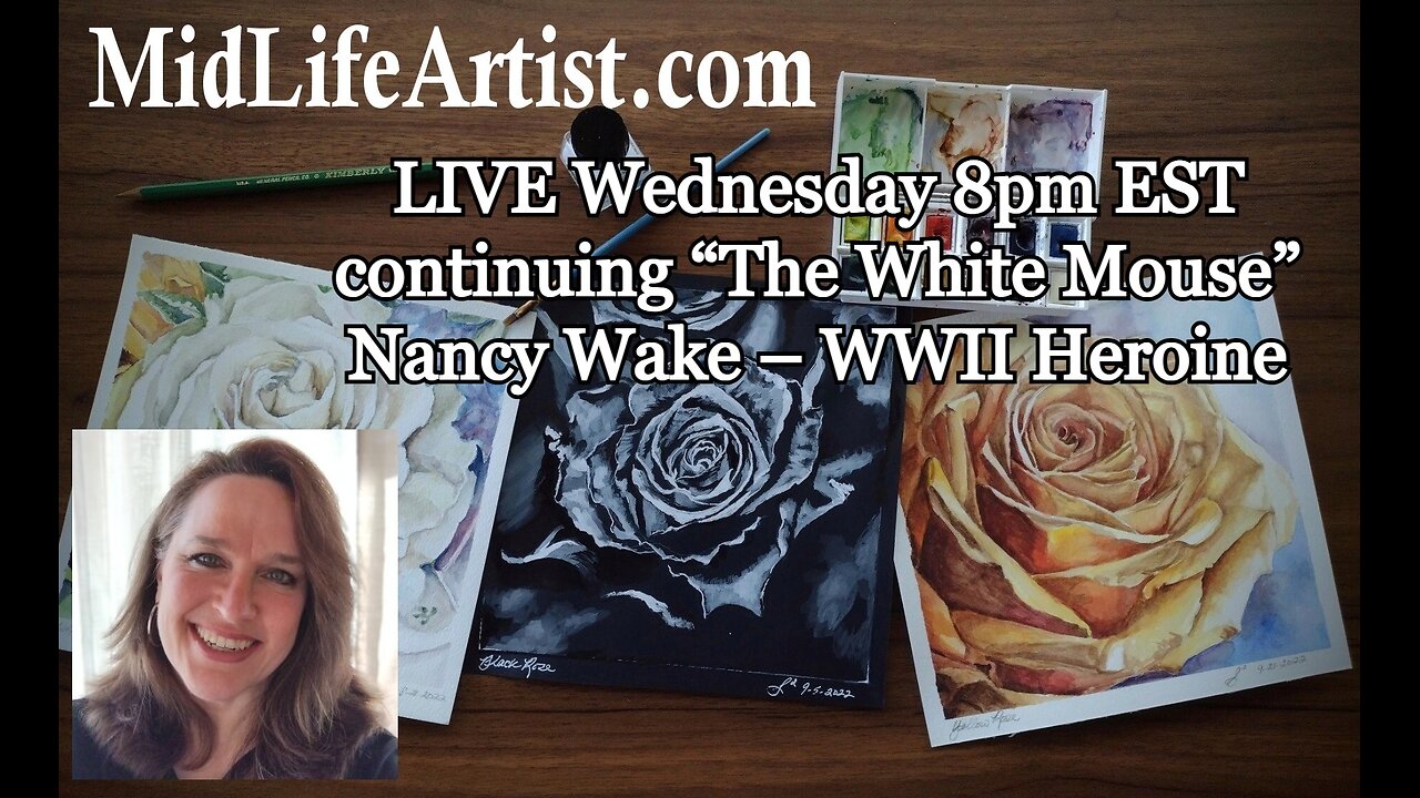 LIVE: Nancy Wake – The White Mouse | WWII Heroine Portrait
