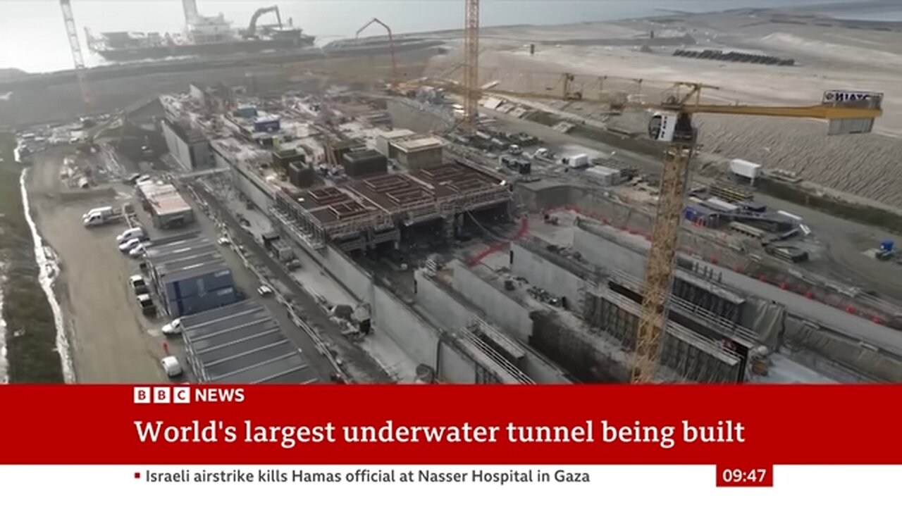 How the world’s largest underwater tunnel is being built