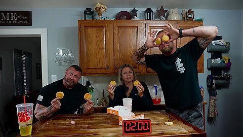2 Popeyes Biscuits In 1 Minute Challenge!!!