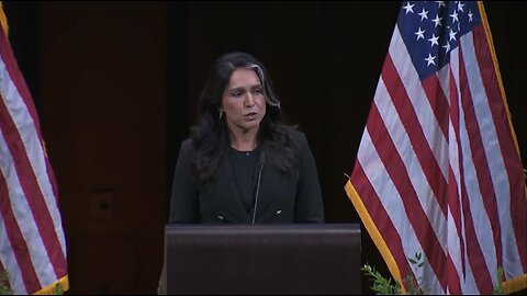 Tulsi Gabbard Speaks At Charlie Kirk Vigil