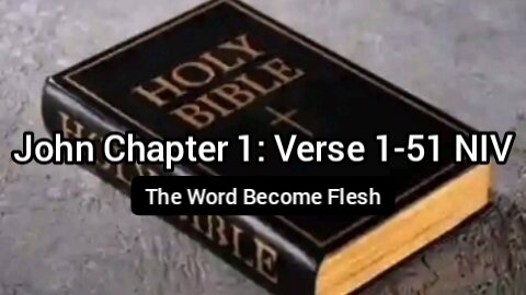 John Chapter 1 NIV
